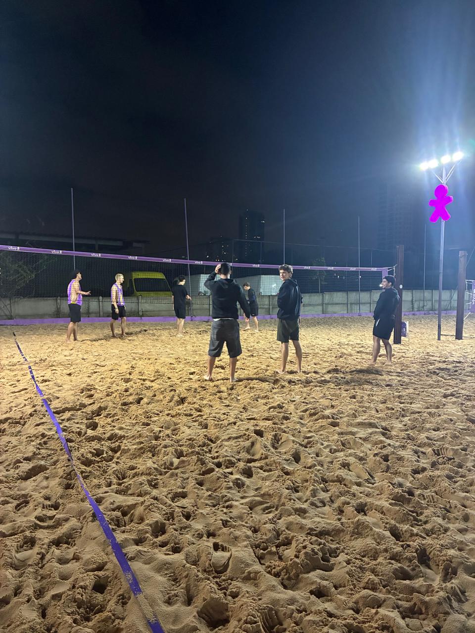 Arena de vôlei de areia na Copa SB 2025